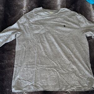 Ralph Lauren Heather Gray Long Sleeve Tee